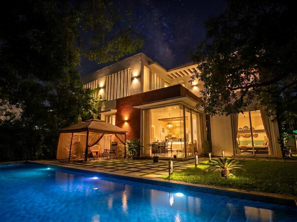 3BHK Private Pool Villa in Siolim (1)
